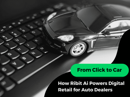 Digital retail for auto dealers with AI technology.