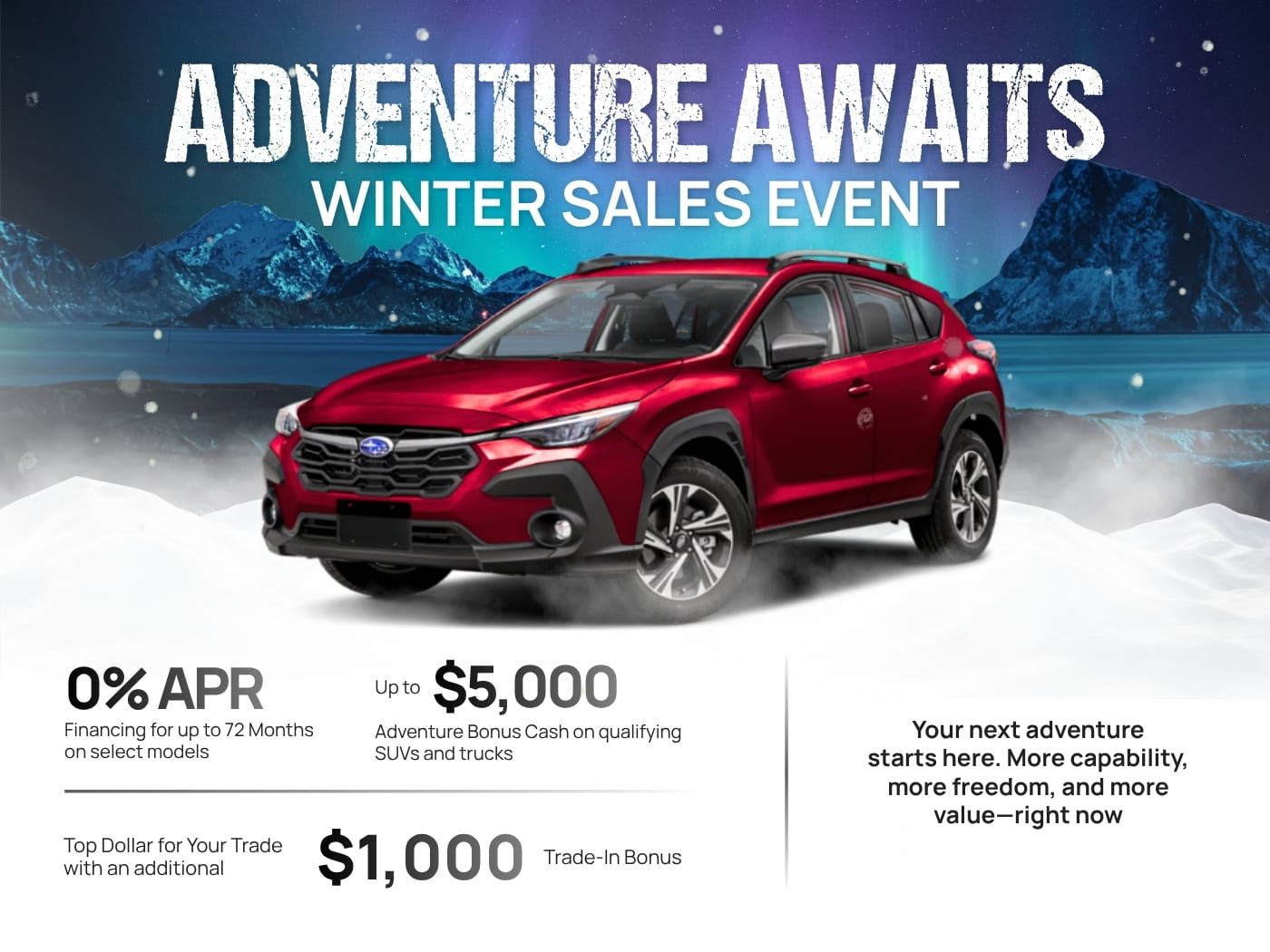 Lease rates promo
